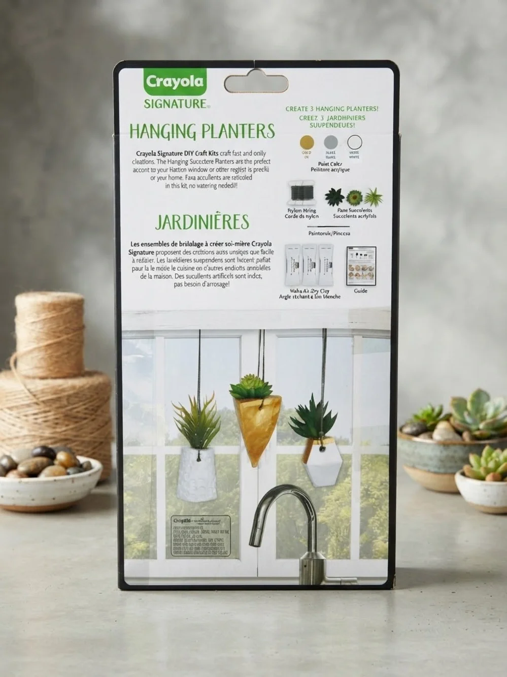 Crayola Signature Make Your Own Hanging Planters Kit